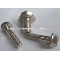 large stock low price stainless steel Hex flange bolt, flange screw